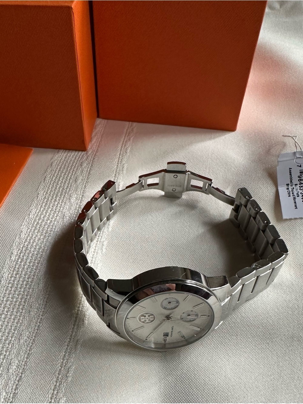 Tory Burch Collin Watch TBW1252 Stainless Steel Women's Watch with White Dial. - Picture 14 of 16
